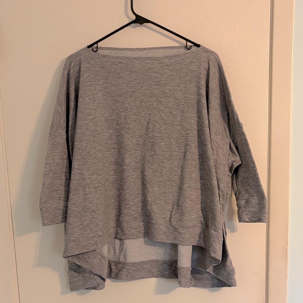 Sweat top, drop shoulder oversized Sz Small